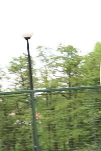 Light-haired cutie sprays her hot pee over decking