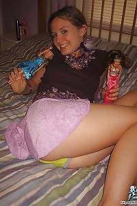 Babysitter Kitty in her hot fullback sexypanties