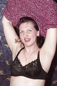 Naughty brunette taking in some hard sex as she unfolds wide to reveal her bushy mature gap!