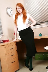 Charlie feels sexy after a long day in the work and brings her co-workers to a amazing striptease.