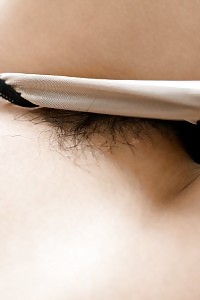 Sexy Asian strumpet presents off her delectable pussy while she is having sex