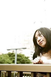 Mio sensual Asian model is a teen who also likes nude shooting for fun